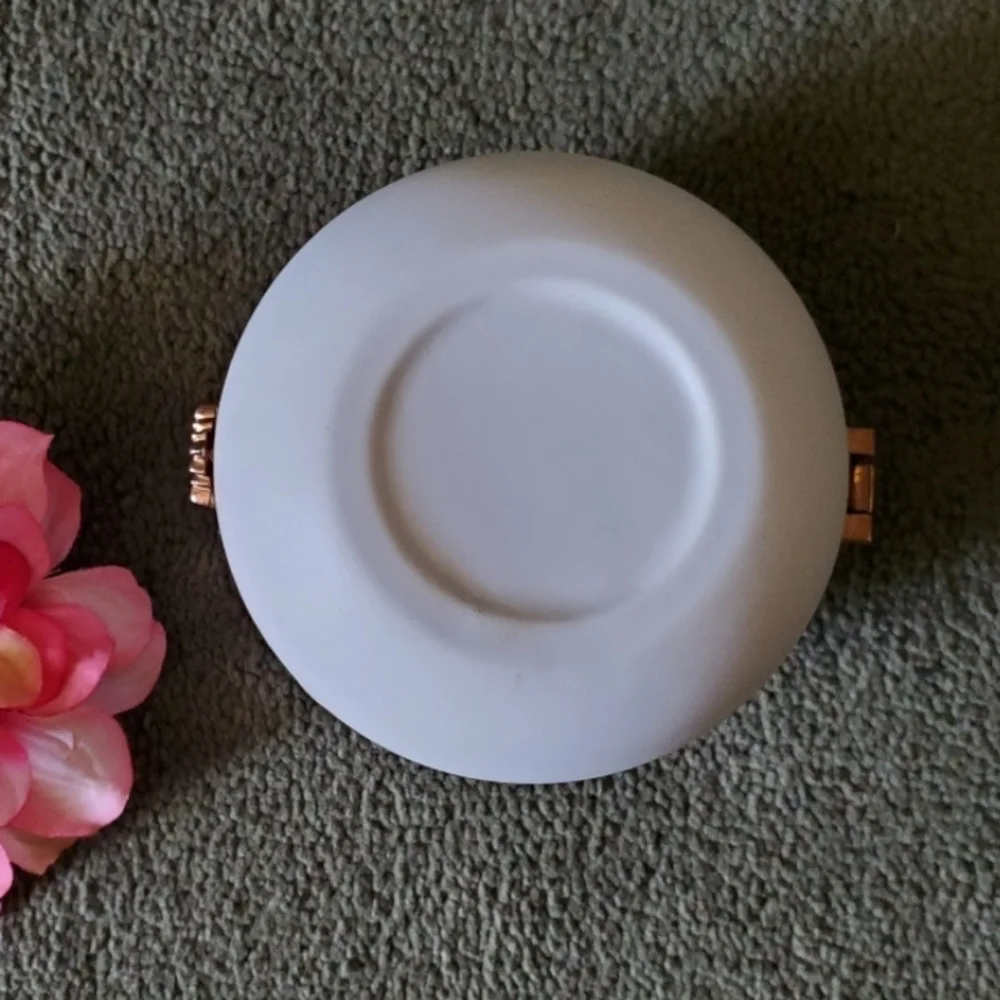 Vintage Handpainted Floral Trinket Box